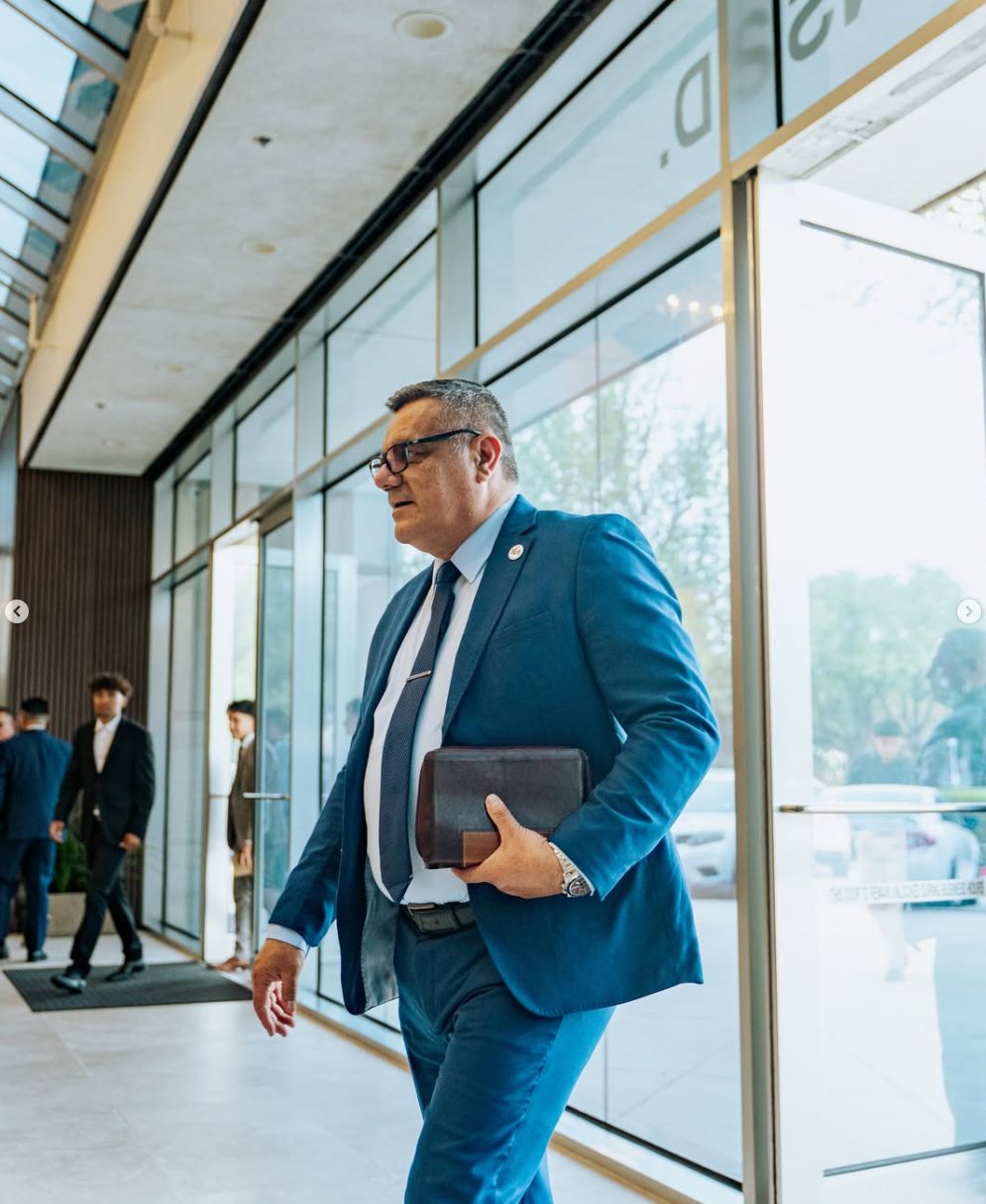 Guest walking through the CLFC lobby