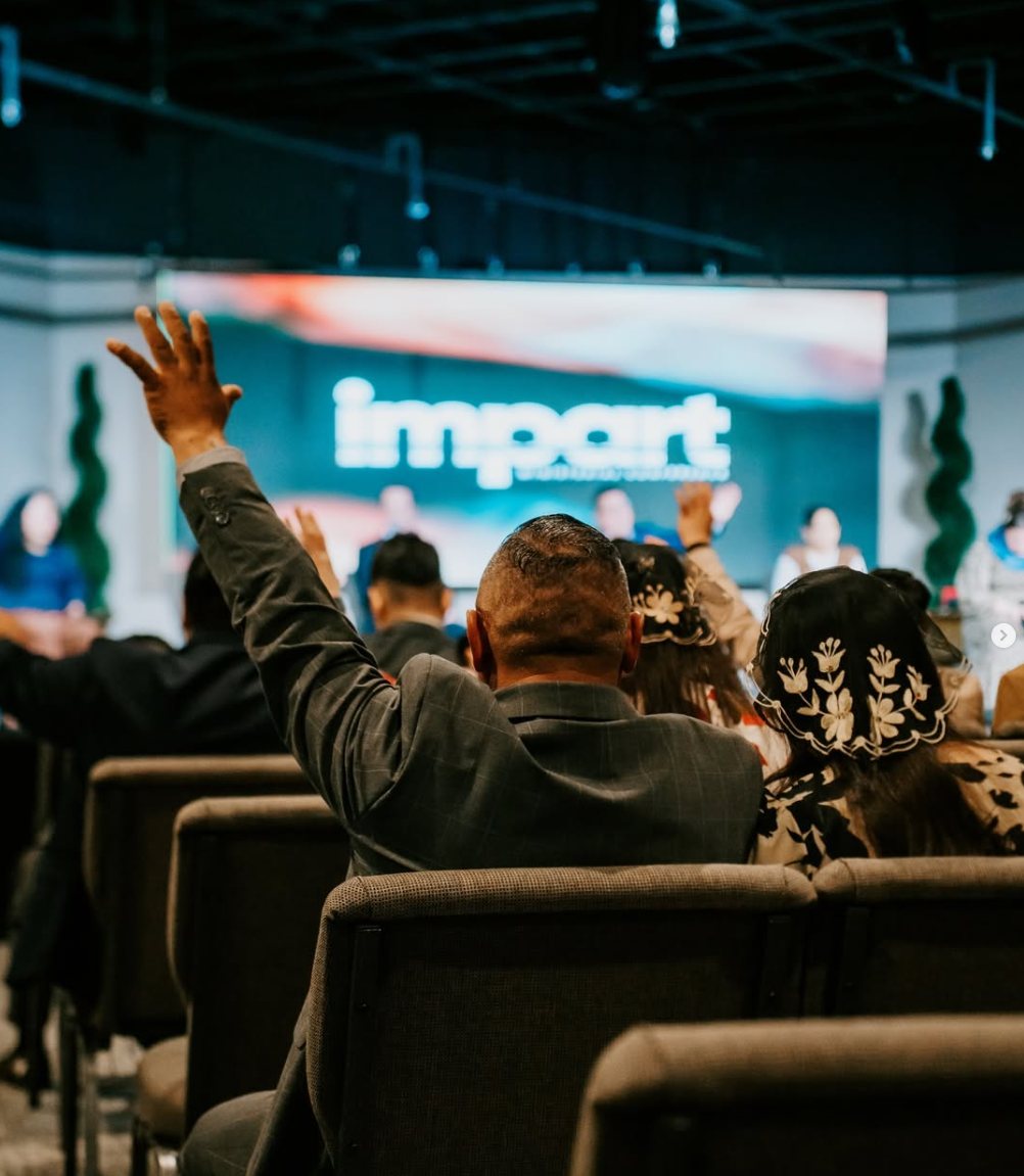 The church gathered during a CLFC message